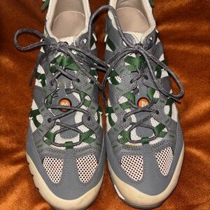 Merrell Waterpro Ultra Sport Gray and Green Athletic Water Sneaker Shoes